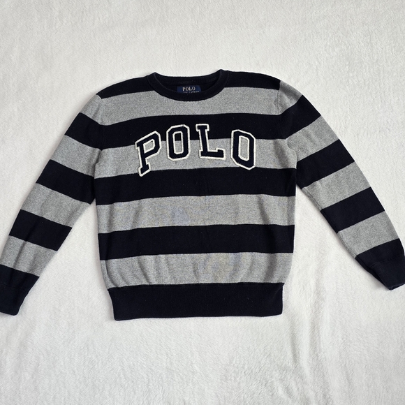 Boy's Polo Ralph Lauren Sweater, Tee, & Polo Shirt Pony Print Size Medium 10-12 - Picture 2 of 5